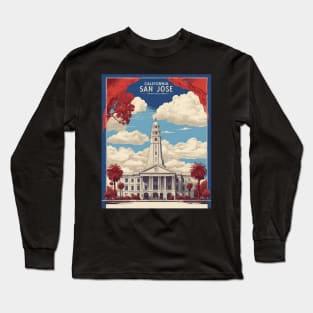 San Jose California United States of America Tourism Vintage Travel Long Sleeve T-Shirt